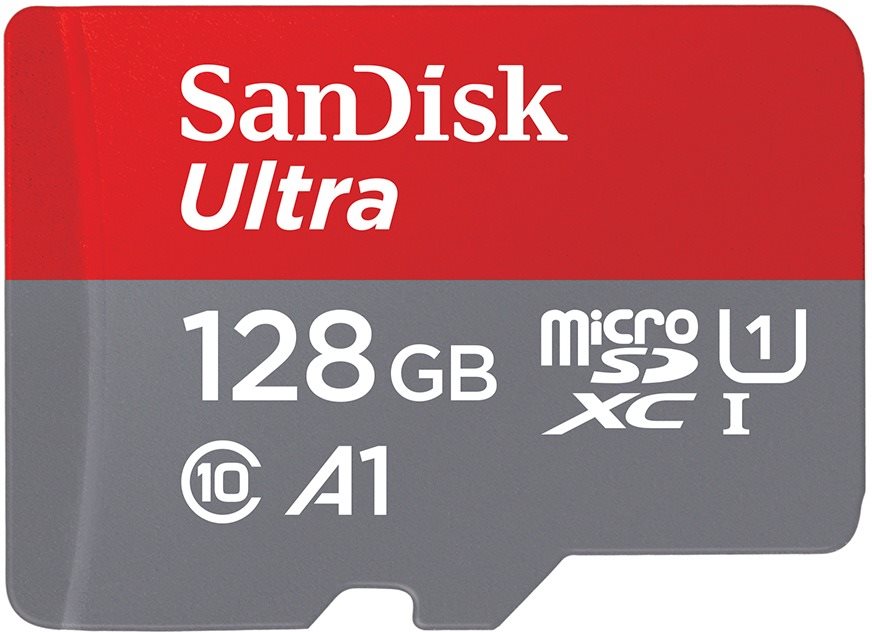 Memóriakártya SanDisk MicroSDX Ultra 128GB + SD adapter