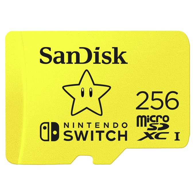 Memóriakártya Sandisk microSDXC 256GB Nintendo Switch A1 V30 UHS-1 U3