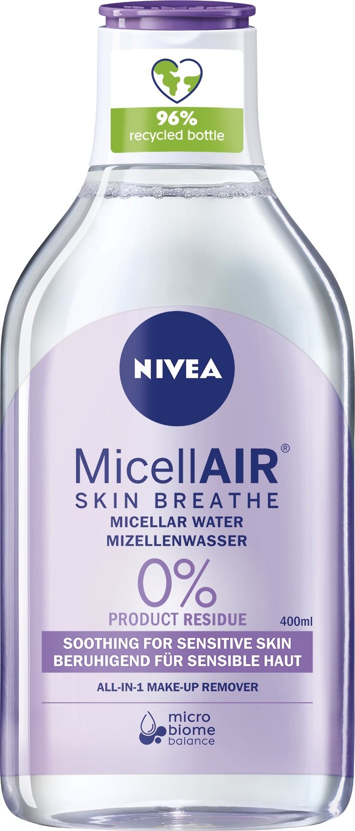 Micellás víz NIVEA MicellAIR Micellar Water Sensitive Skin 400 ml