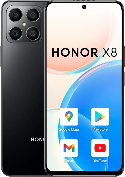 Mobiltelefon Honor X8 128GB fekete
