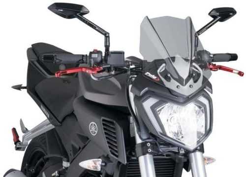 Motorkerékpár plexi-szélvédő PUIG NEW. GEN SPORT füstszínű