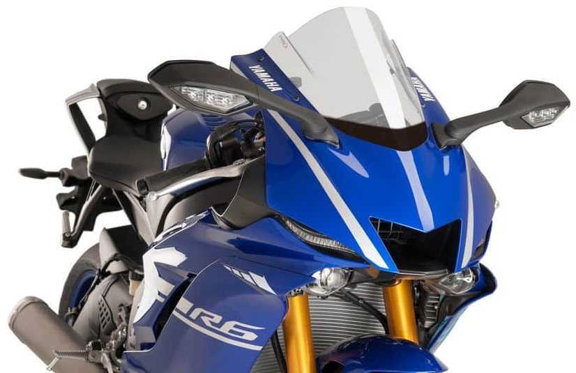 Motorkerékpár plexi-szélvédő PUIG RACING átlátszó