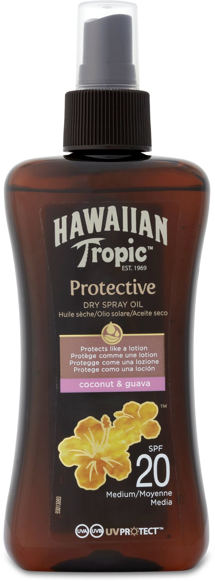 Napolaj HAWAIIAN TROPIC Protect Dry Spry Oil SPF20 200 ml