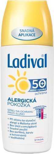 Napozó spray LADIVAL SPF50 Napvédő spray allergiás bőrre 150 ml