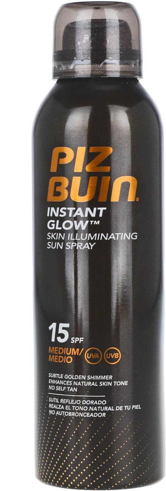 Napozó spray PIZ BUIN Instant Glow Skin Illuminating Sun Spray SPF15 150 ml