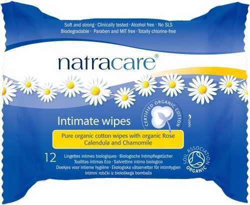 Nedves törlőkendő NATRACARE Pro Intim higiéniához 12 db