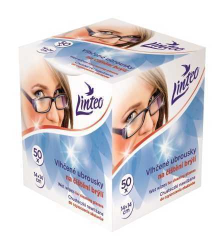 Nedves törlőkendők LINTEO nedves törlőkendők szemüvegre (50 db)