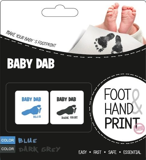 Nyomtató készlet Baby Dab készlet gyerekeknek - kék