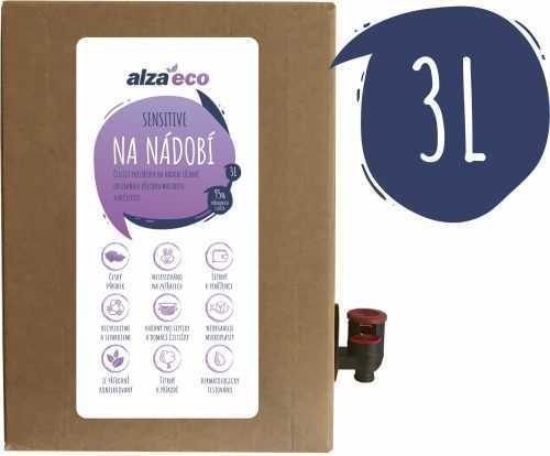 Öko mosogatószer AlzaEco Sensitive edényekre 3 l