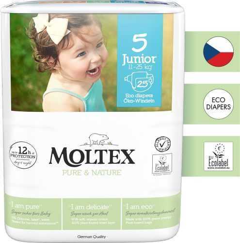 Öko pelenka MOLTEX Pure & Nature Junior 5 méret (25 db)