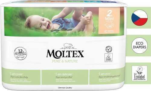 Öko pelenka MOLTEX Pure & Nature Mini 2 méret (38 db)