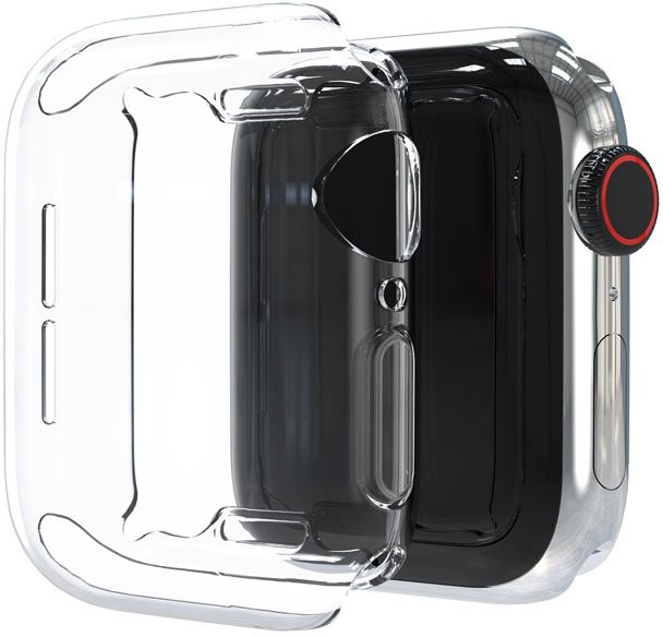 Okosóra tok AlzaGuard Crystal Clear TPU FullCase Apple Watch 38mm készülékhez