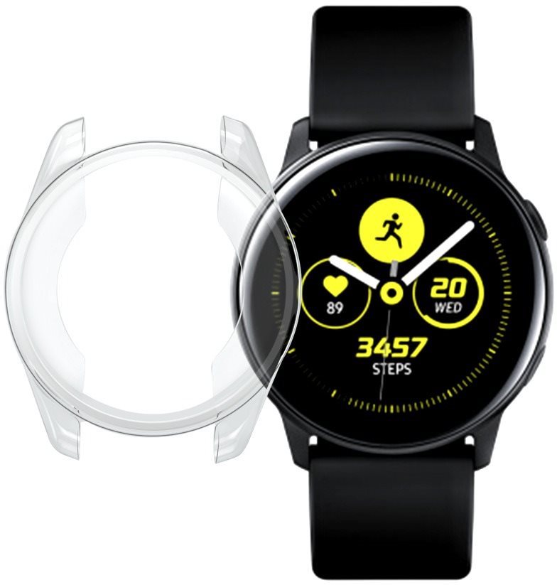 Okosóra tok AlzaGuard Crystal Clear TPU HalfCase 42 mm-es Samsung Galaxy Watch 4-hez