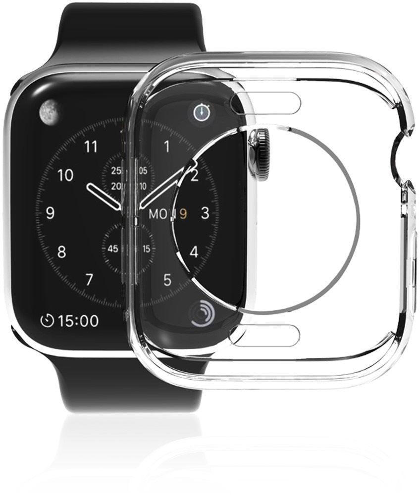 Okosóra tok AlzaGuard Crystal Clear TPU HalfCase az Apple Watch 42mm számára