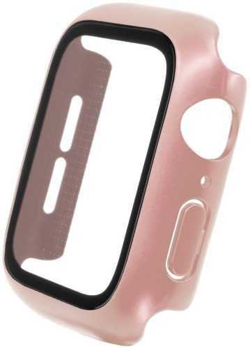 Okosóra tok FIXED Pure+ edzett üveggel a 40 mm-es Apple Watch okosórához - rózsaszín