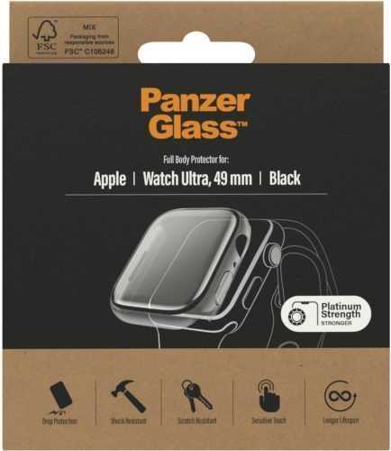 Okosóra tok PanzerGlass Full Protection Apple Watch Ultra 49mm (fekete keret)
