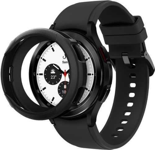 Okosóra tok Spigen Liquid Air Black Samsung Galaxy Watch 4 Classic 46mm