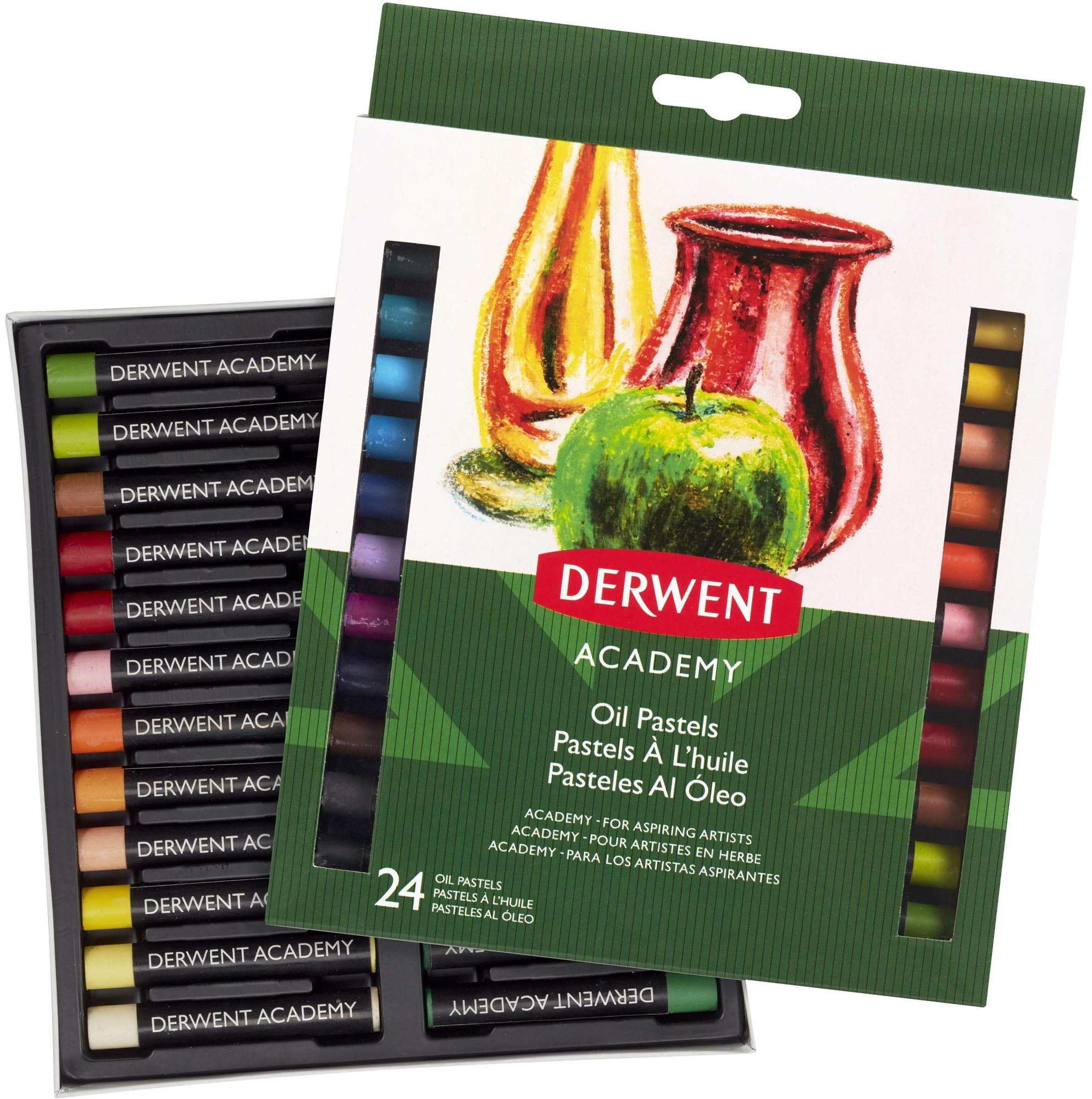 Olajfesték DERWENT Academy Oil Pastel Set 24 szín
