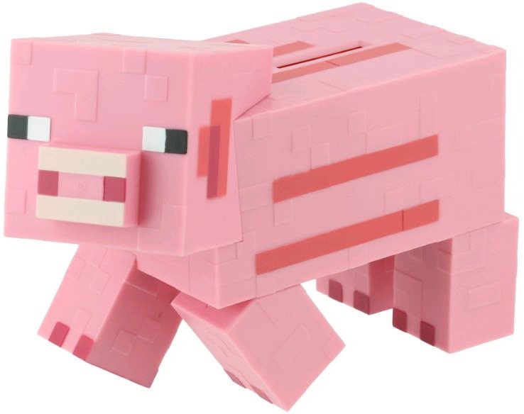 Persely Minecraft - Pig - 3D kincsesláda