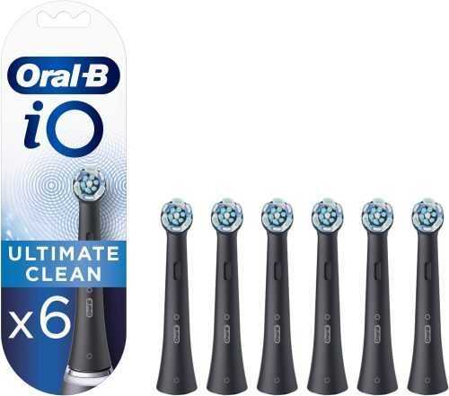 Pótfej elektromos fogkeféhez Oral-B iO Ultimate Clean fekete elektromos fogkefe pótfej