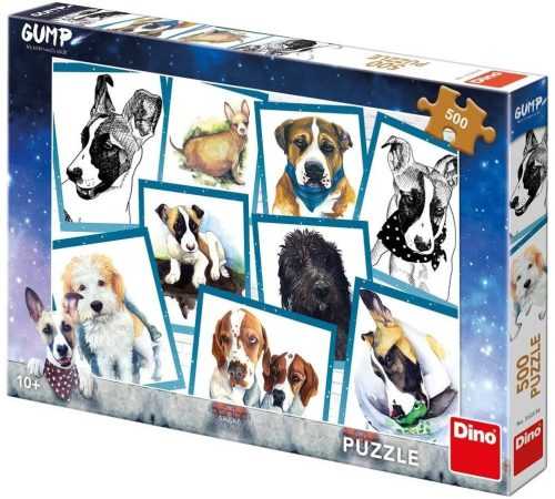 Puzzle Dino kutya 500 puzzle