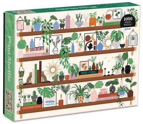 Puzzle Galison Puzzle Polc növényekkel 1000 darab
