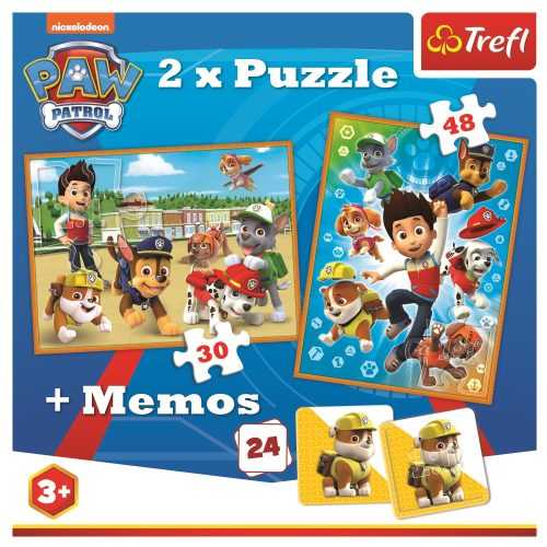 Puzzle Mancs őrjárat - 2 az 1-ben puzzle + memóriajáték