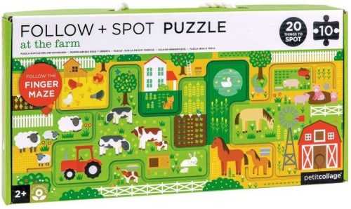 Puzzle Petit Collage Útvesztő és puzzle Farm