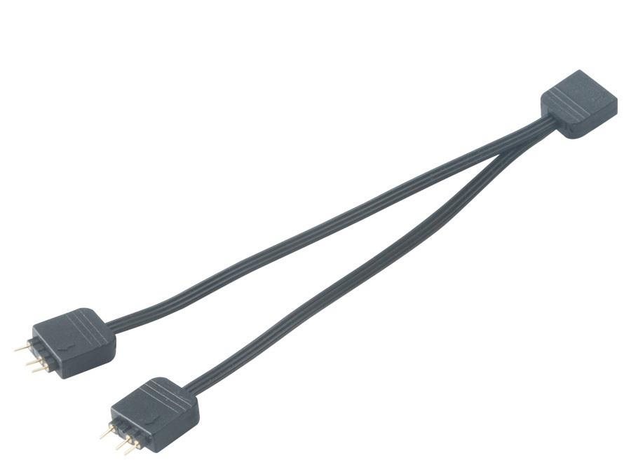 RGB tartozék AKASA Addressable RGB LED Splitter Cable Duo Pack