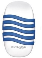 Radír KEYROAD Wave fehér/kék