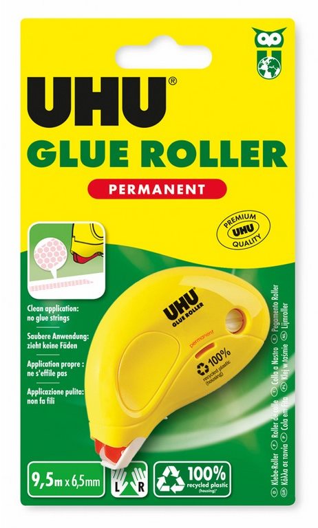 Ragasztó UHU Dry & Clean Roller Permanent 6