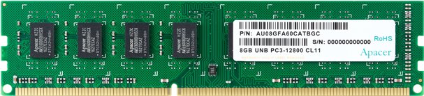 Rendszermemória Apacer 8GB DDR3 1600MHz CL11
