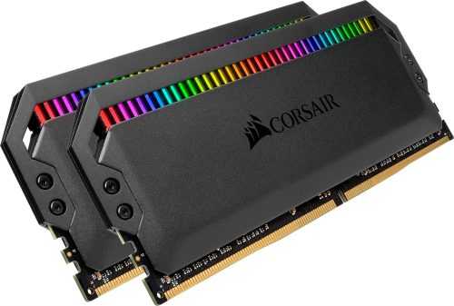 Rendszermemória Corsair 16GB KIT DDR4 3200MHz CL16 Dominator Platinum RGB Black