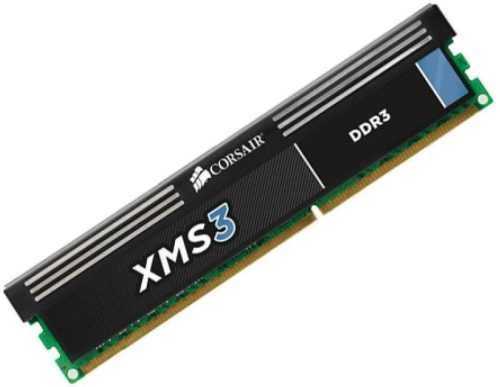 Rendszermemória Corsair 4GB DDR3 1600MHz CL9 XMS3