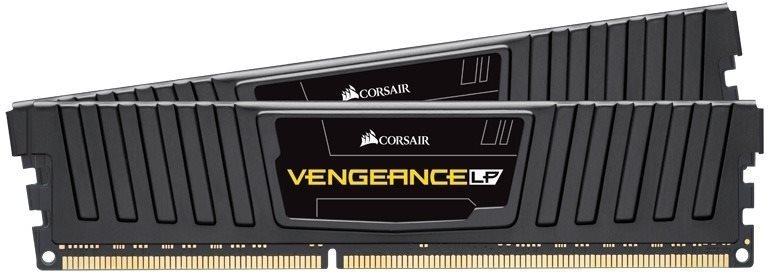 Rendszermemória Corsair 8GB KIT DDR3 1600MHz CL9 Vengeance LP fekete színű