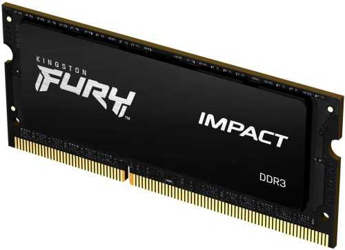 Rendszermemória Kingston FURY SO-DIMM 4GB DDR3L 1866MHz CL11 Impact