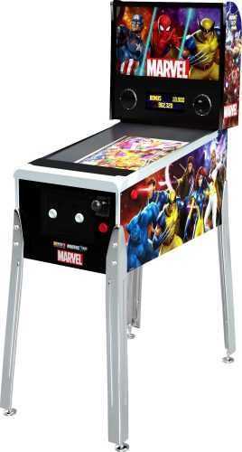 Retro játékkonzol Arcade1up Marvel Virtual Pinball