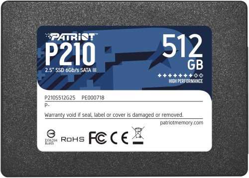 SSD meghajtó Patriot P210 512GB