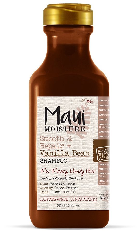 Sampon MAUI MOISTURE Vanilla Bean Frizzy and Unruly Hair Shampoo 385 ml