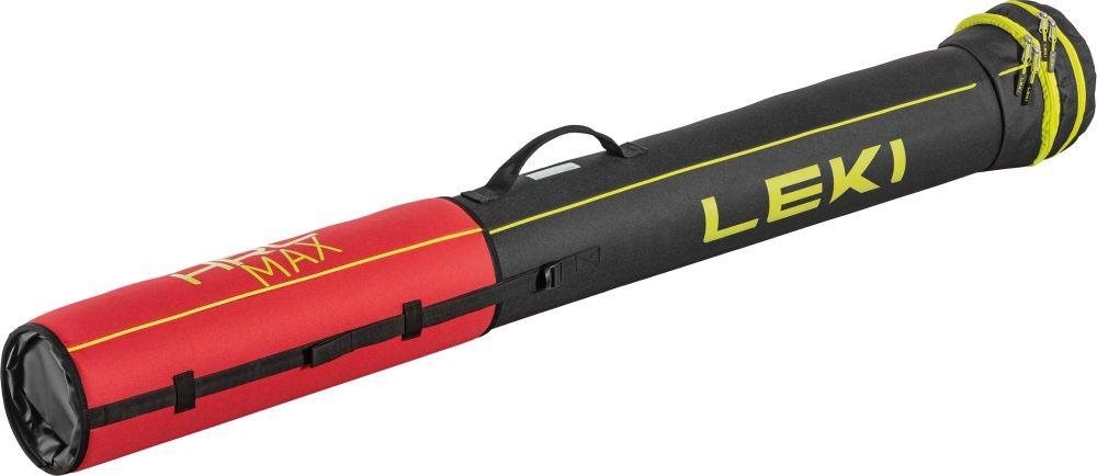 Sízsák Leki Cross Country Tube Bag (big) bright red-black-neonyellow 150 - 190 cm