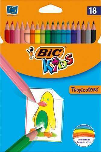 Színes ceruza BIC Tropicolors 18 szín