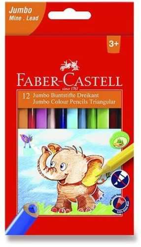 Színes ceruza Faber-Castell Extra JUMBO 12 színű