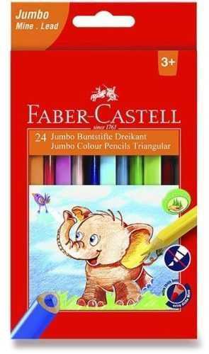 Színes ceruzák Faber-Castell Extra JUMBO 24 színű
