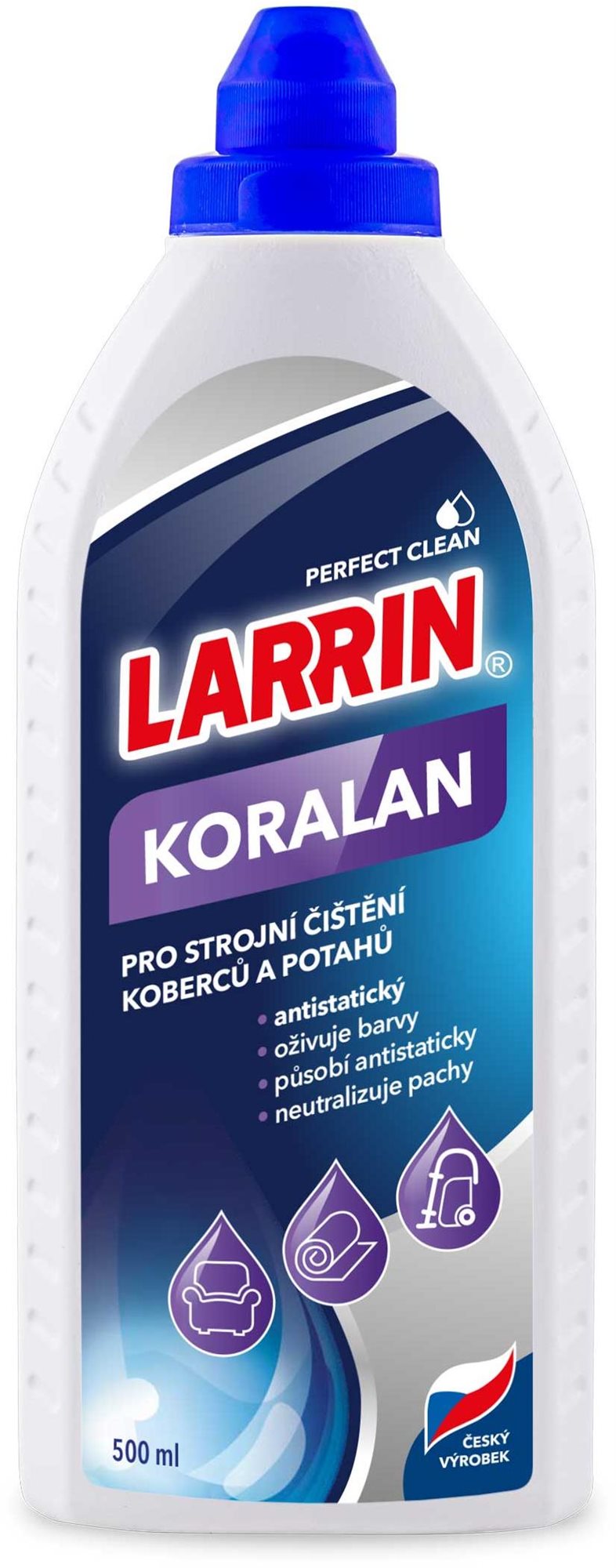 Szőnyegtisztító LARRIN Koralan gépi szőnyegtisztító 500 ml