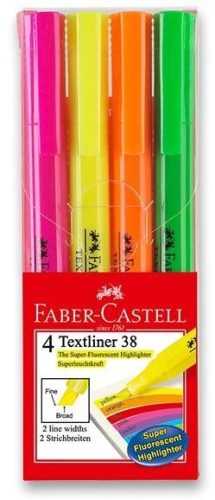 Szövegkiemelő FABER-CASTELL Textliner 38 szuperfluoreszcens