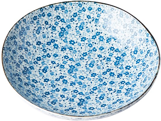 Tál Made In Japan lapos tál Blue Daisy 21 cm 500 ml