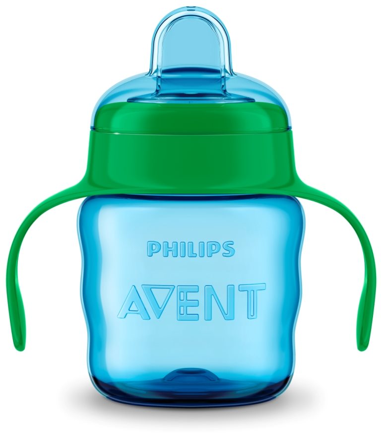 Tanulópohár Philips AVENT Classic itatópohár 200 ml - fiúknak