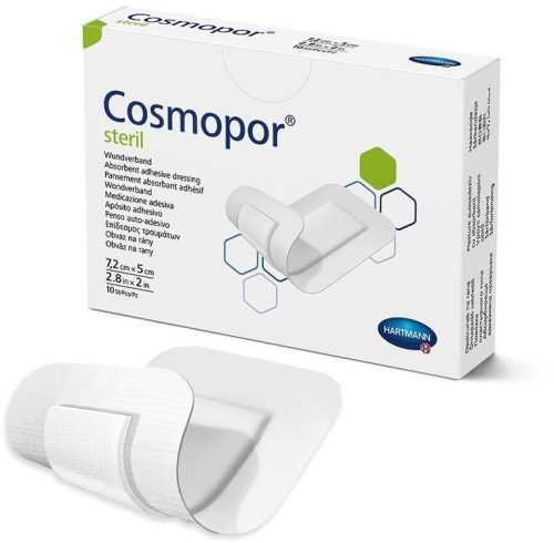 Tapasz Cosmopor Steril modern ragtapasz mikrohálóval 7 × 5 cm
