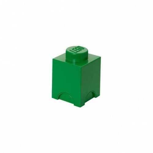 Tárolódoboz LEGO tároló doboz 125 x 127 x 180 mm - sötétzöld