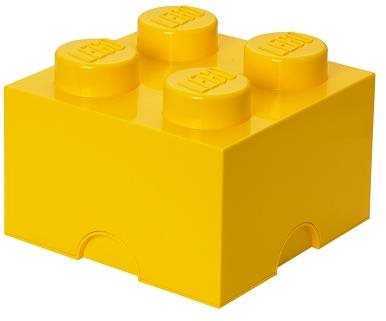 Tárolódoboz LEGO tároló doboz 250 x 250 x 180 mm - sárga